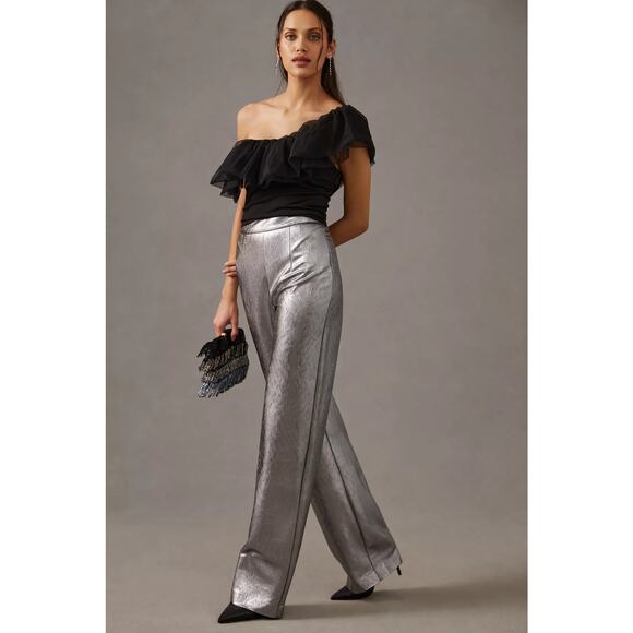 New Anthropologie Sunday in Brooklyn One-Shoulder Top $78 LARGE PETITE Black - Picture 4 of 10